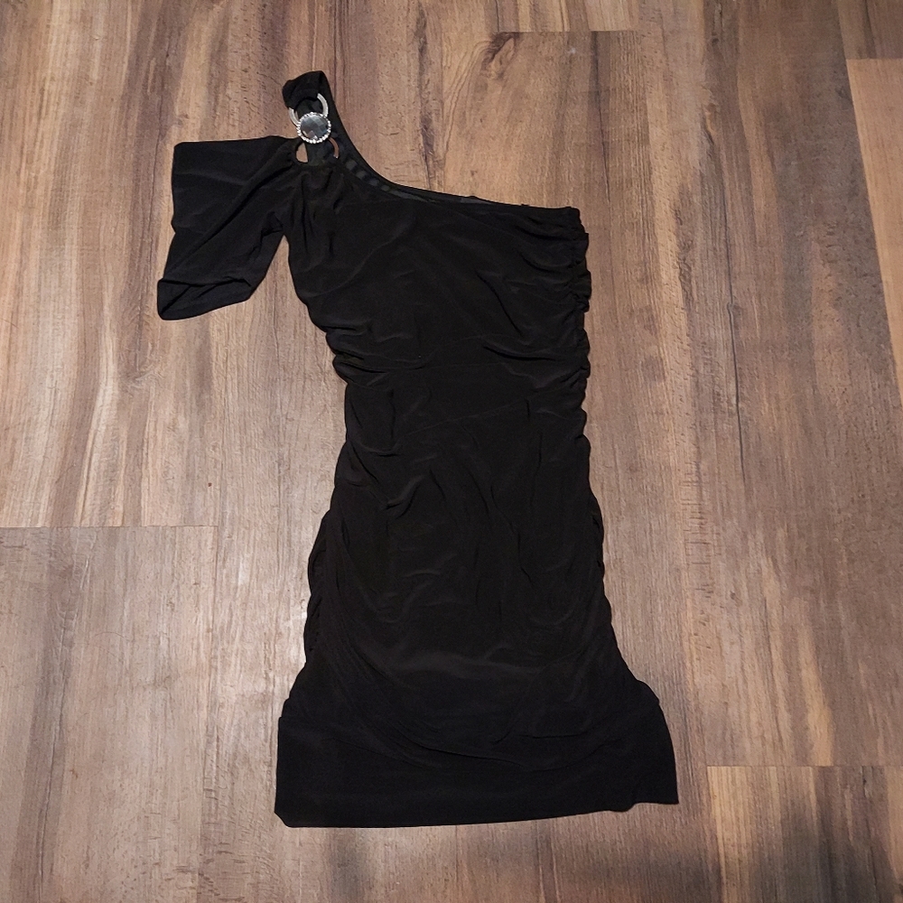One Shoulder Little Black Dress